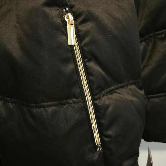 SOLD - NWT London Fog Long Down Jacket Coat XL With Hood - Picture 4 of 8